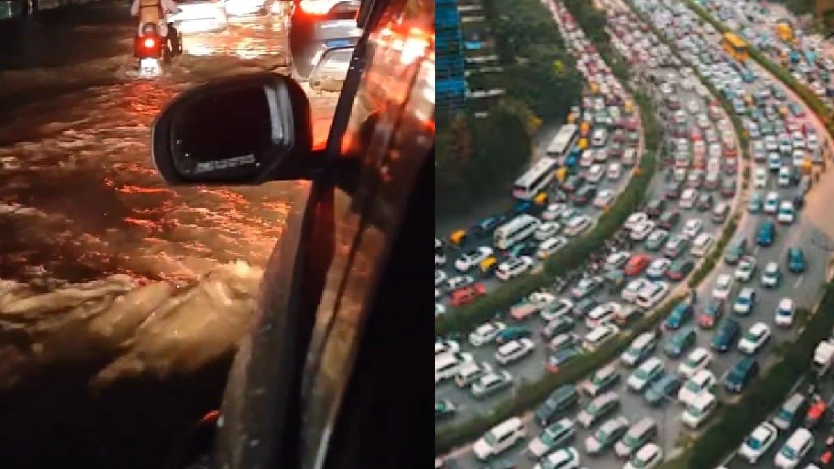 Gurgaon Traffic Update app cab driver spent more than six hours in Gurgaon traffic 