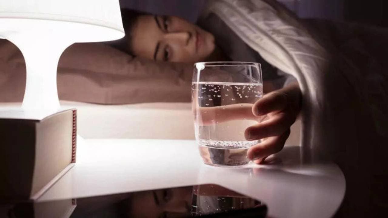 Keeping water on your bedside table may put your health at risk