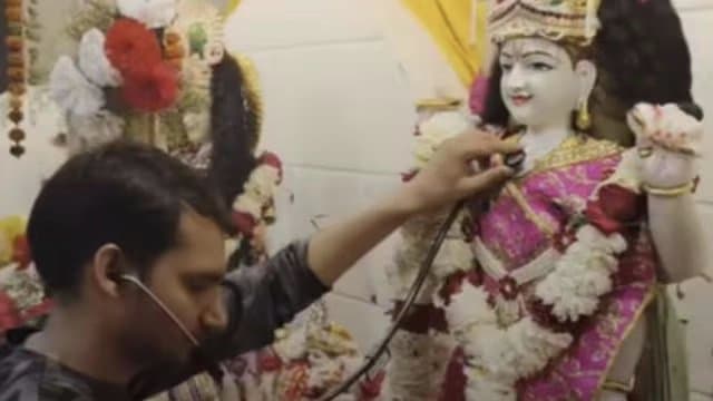 Doctor Called After Devotee Claims To Hear Heartbeat Of Lord Krishna Idol