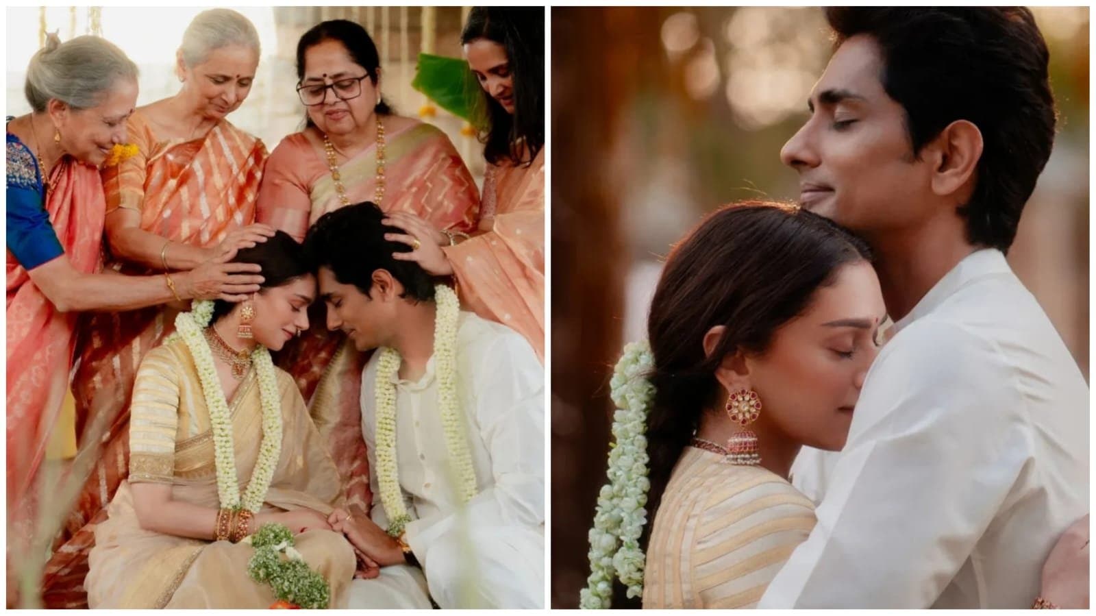 aditi rao hydari and siddharth tie the knot wedding photos are out now ent
