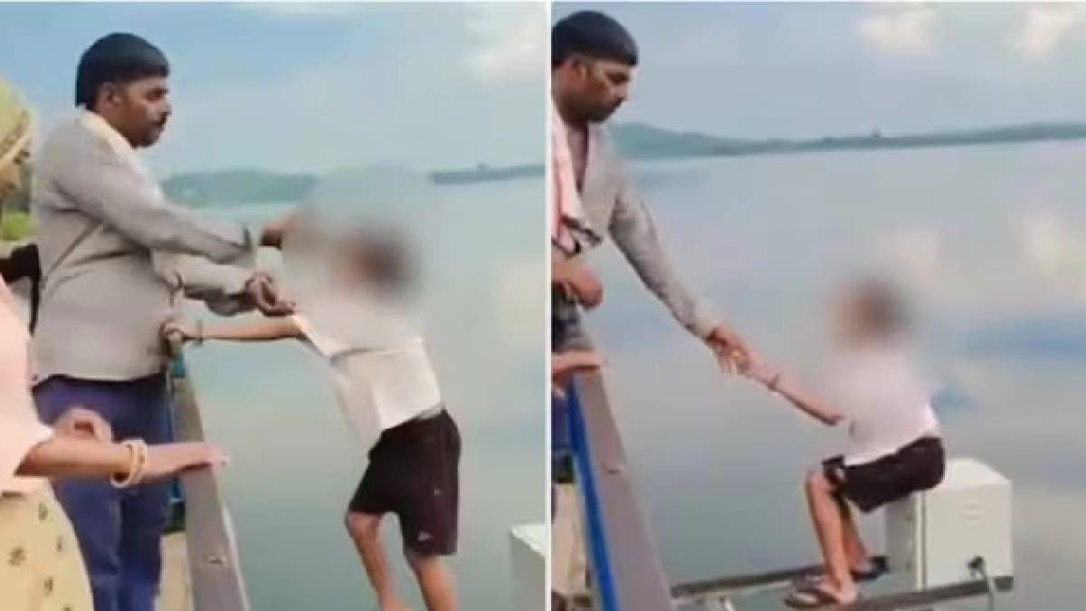 Rajasthan Couple Makes Daughter Pose Dangerously On Dam Edge For Reel