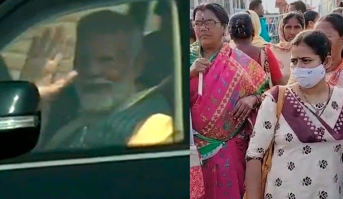 Narendra Modi: বারাসাতের সভার উদ্দেশে সড়কপথে রওনা মোদির, প্রথমবার দেখা করবেন সন্দেশখালির মহিলাদের সঙ্গে 