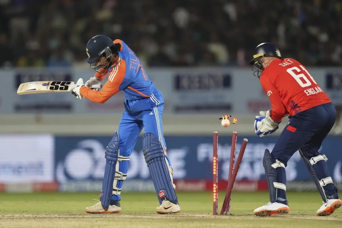 England defeat India at rajkot to stay alive in the series 