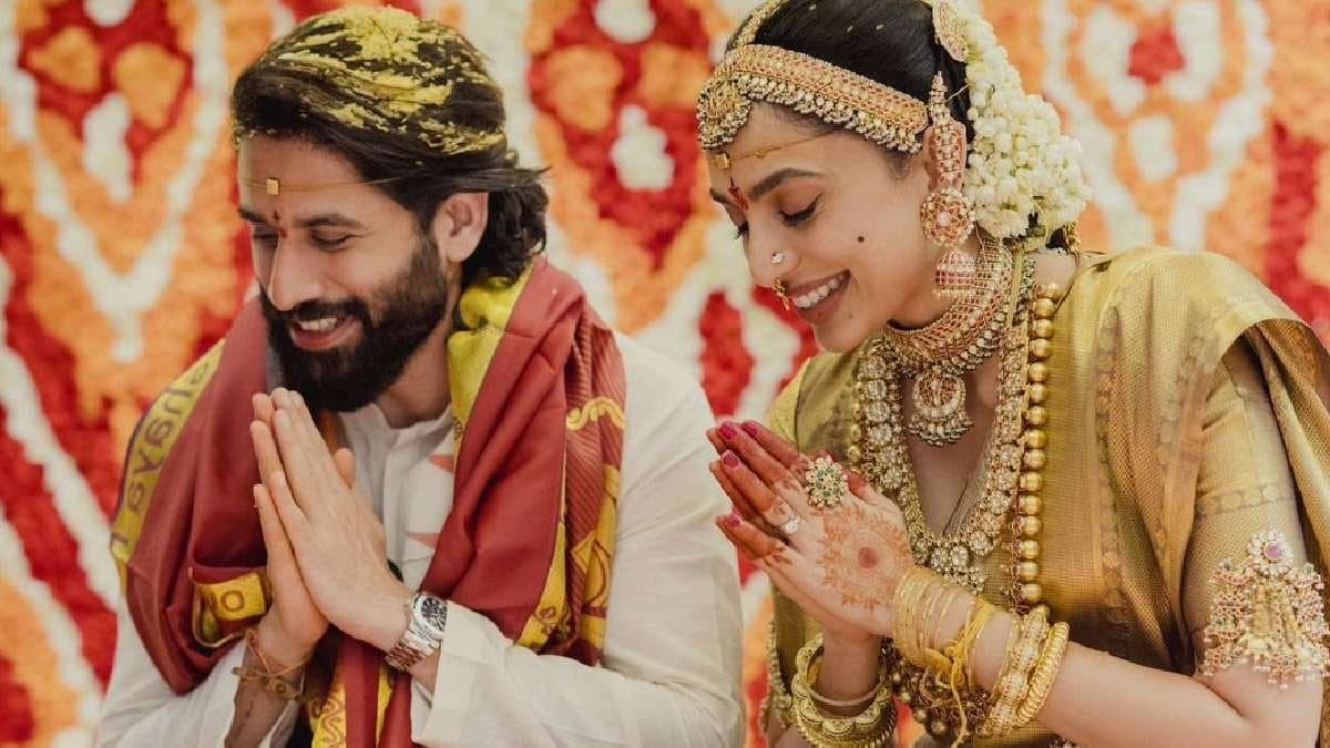 Naga Chaitanya and sobhita dhulipala is now married new wedding couples first photos of went viral ENT 