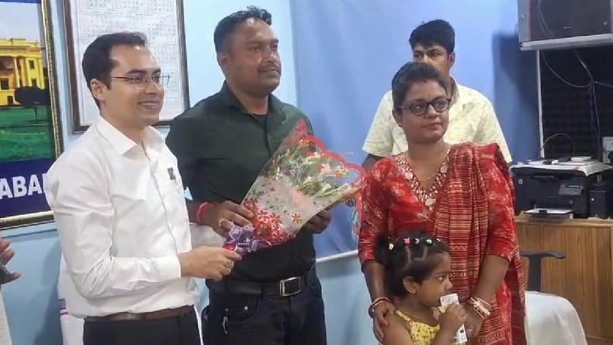 The brave BSF jawan took part in Operation Sindoor was felicitated