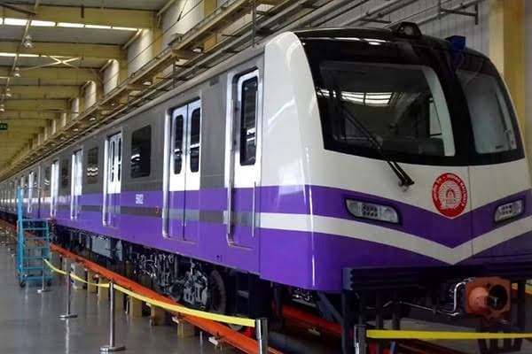 Extra metro facility at night from saltlake stadium during isl match days spt 