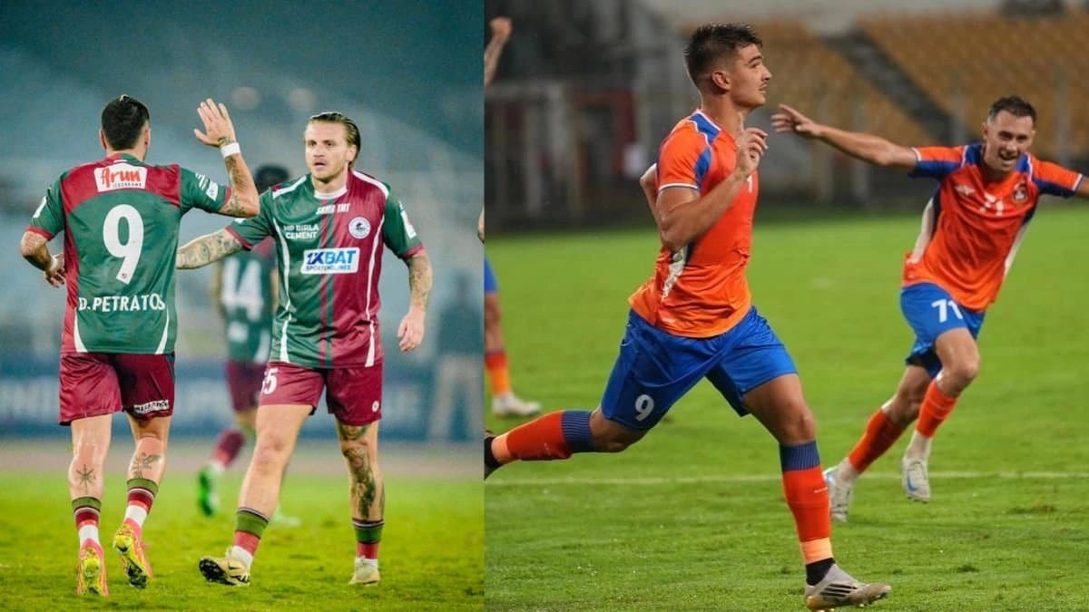 Who are the possible opponents of the two Indian clubs FC Goa and Mohun Bagan in the AFC Champions League 2 