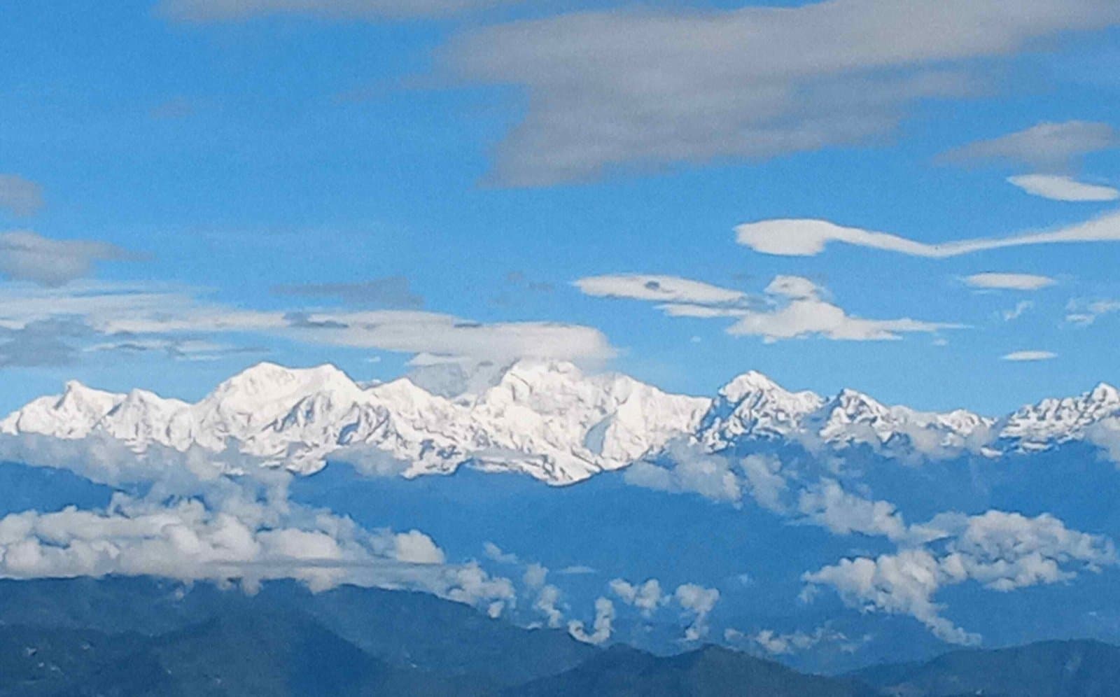 After the disaster in North Bengal Kanchenjunga was visited by tourists