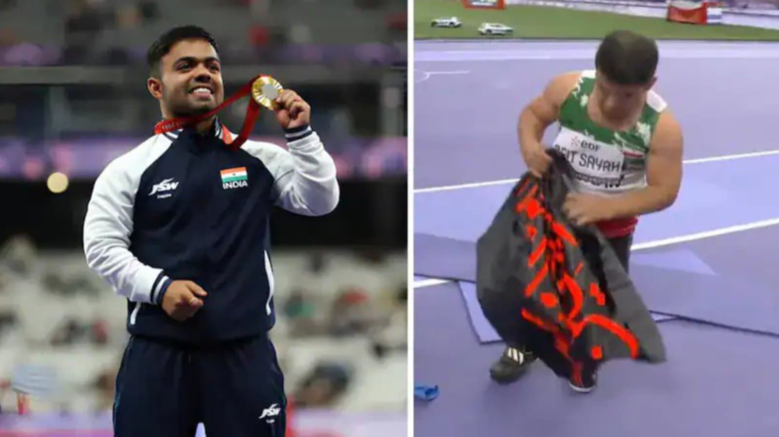 How flag controversy saw India's navdeep Singh clinch javelin throw gold medal in Paralympics spt 