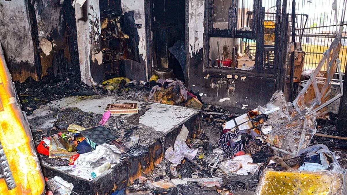 Five of a family tragic death in Kanpur fire