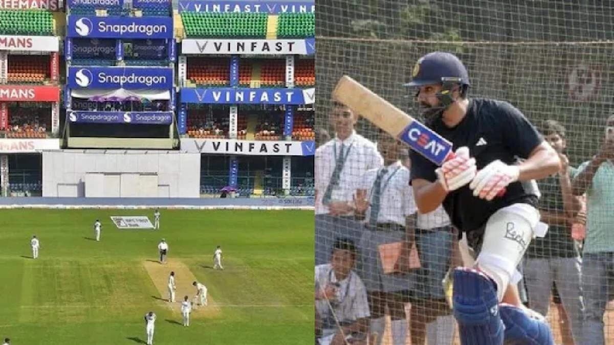 Fans mock empty stands at Delhi Test say Rohit Mumbai training had bigger crowd