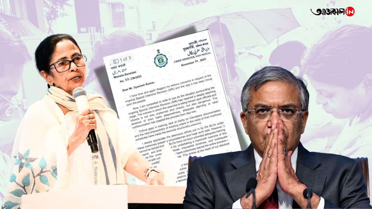SIR In West Bengal Bengal CM Mamata Banerjee wrote letter to chief election commissioner