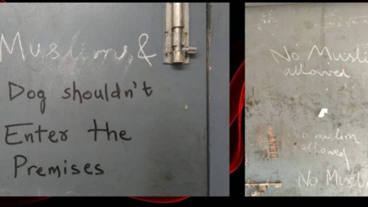 Communal graffiti in kolkata isi