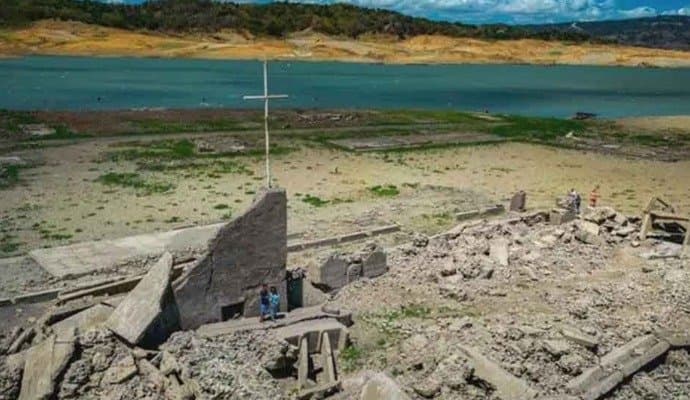 Philippines: ফিলিপিন্সে খরায় জলাধার শুকিয়ে জেগে উঠেছে শতাব্দী প্রাচীন নগর