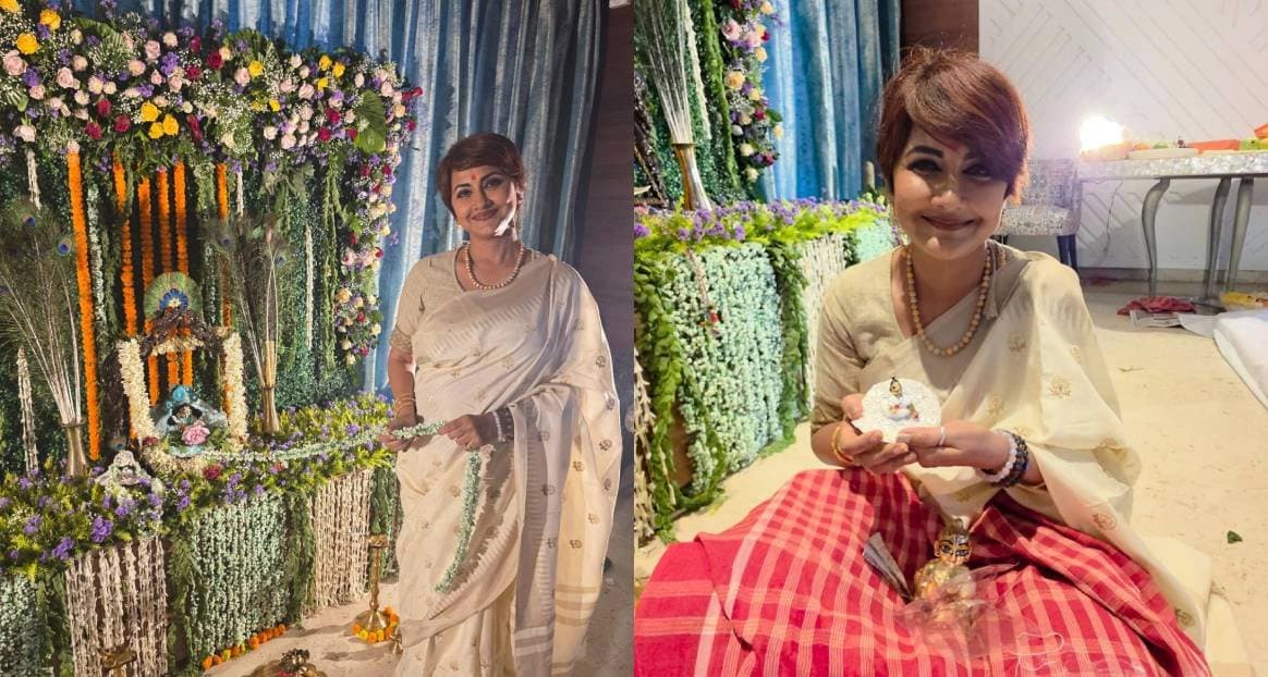 Rachana Banerjee celebrates Janmashtami for the first time