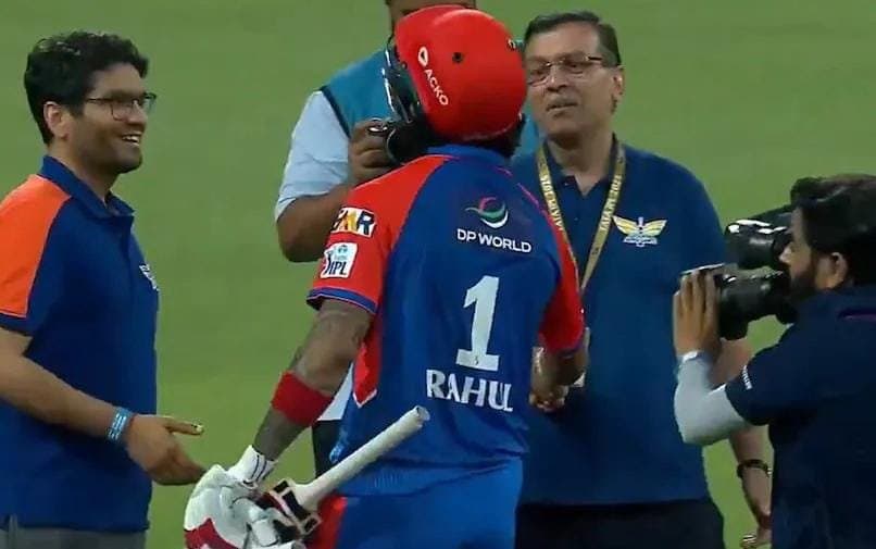 KL Rahul cold handshake with Sanjeev Goenka after the match goes viral 