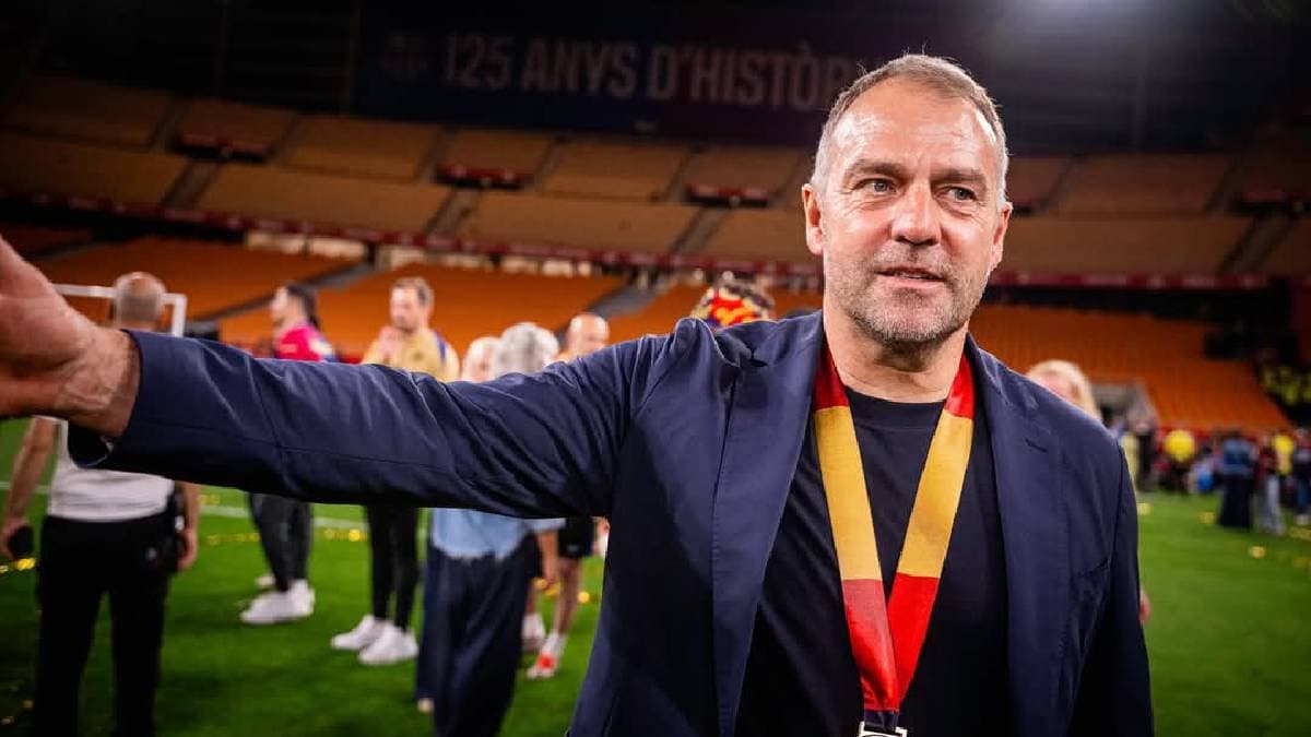 Barcelona targetting treble: Hansi Flick after Copa del Rey win