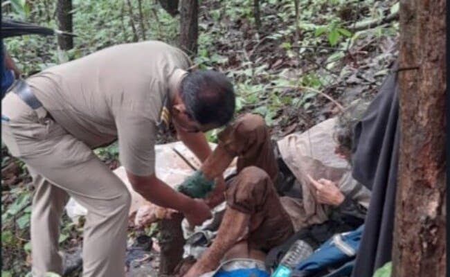 Woman Found Chained In Maharashtra Jungle gnr 
