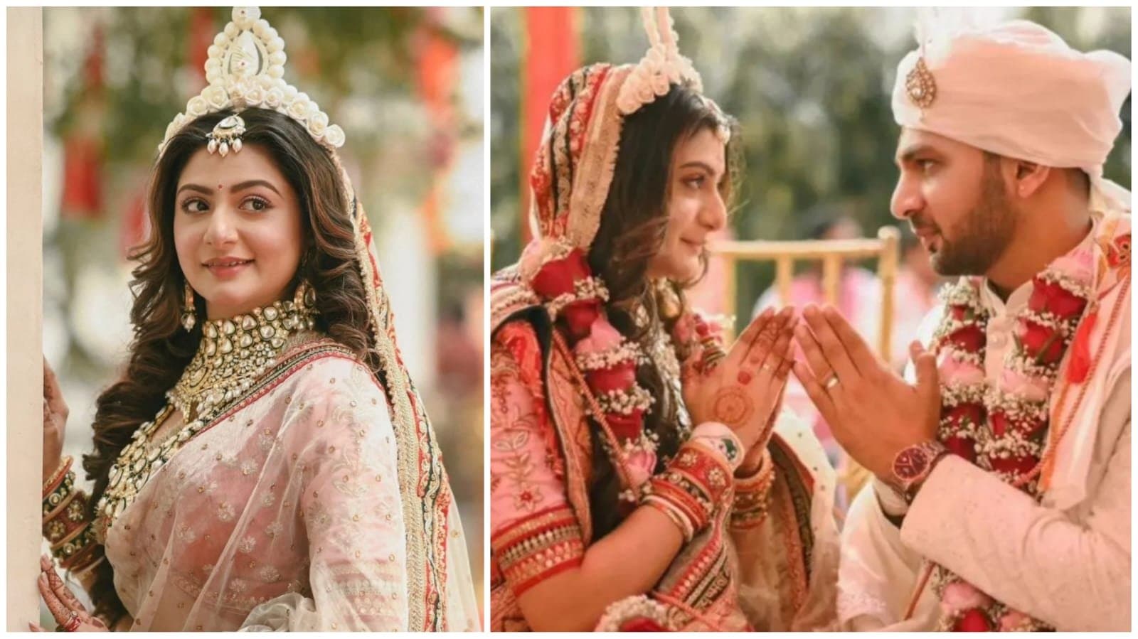 bengali actress swikriti mazumder secretly married with her boyfriend the wedding pictures is viral on social media ent