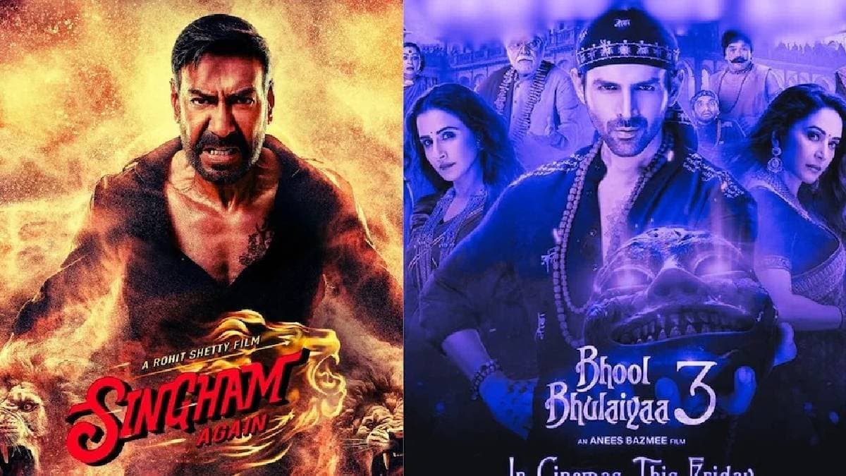 Actor Kartik Aryaan thanks fans for Bhool Bhulaiyaa 3 sucessand takes a dig at box office battle with Ajay Devgn s starrer movie Singham Again ENT