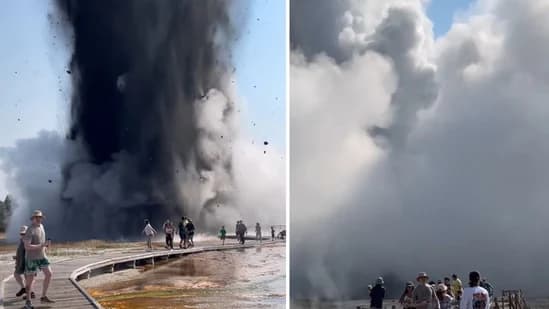 Horrifying hydrothermal blast sends tourists racing for saving lives
