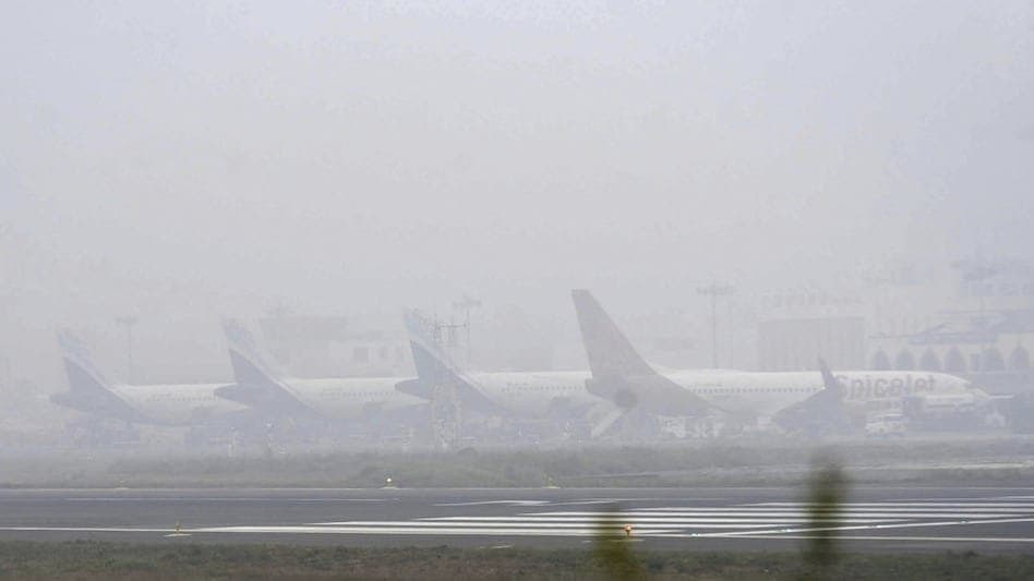 Delhi sees seasons longest zero visibility spell almost 200 flights delayed gnr 
