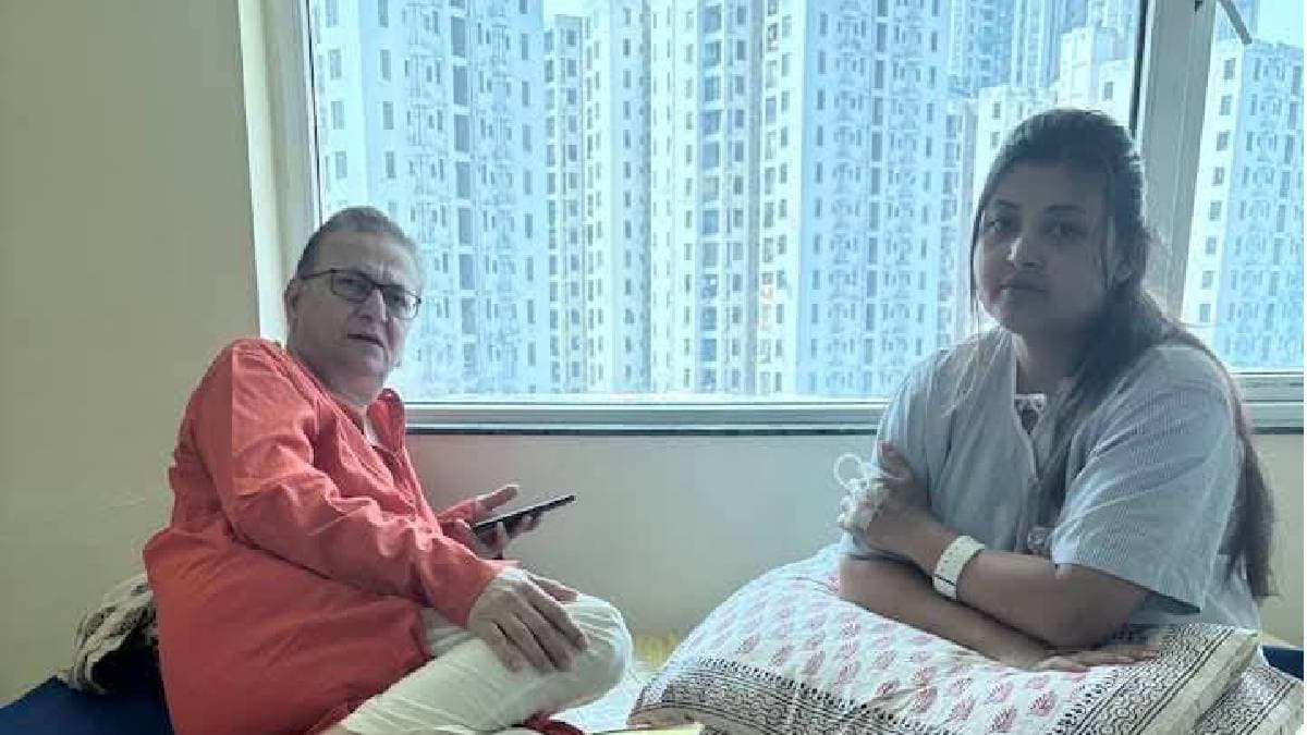 Popular actor Bharat Kaul gives his wife aka bengali actress jayashree Mukherjee s health update ENT
