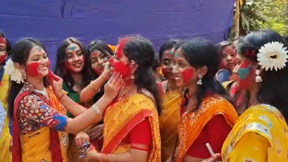 Visva Bharati University Basanta Utsav Basanta Bandana 