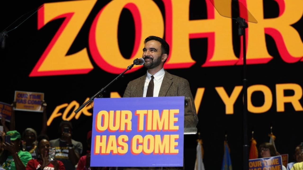 Zohran mamdani wins new york mayor election