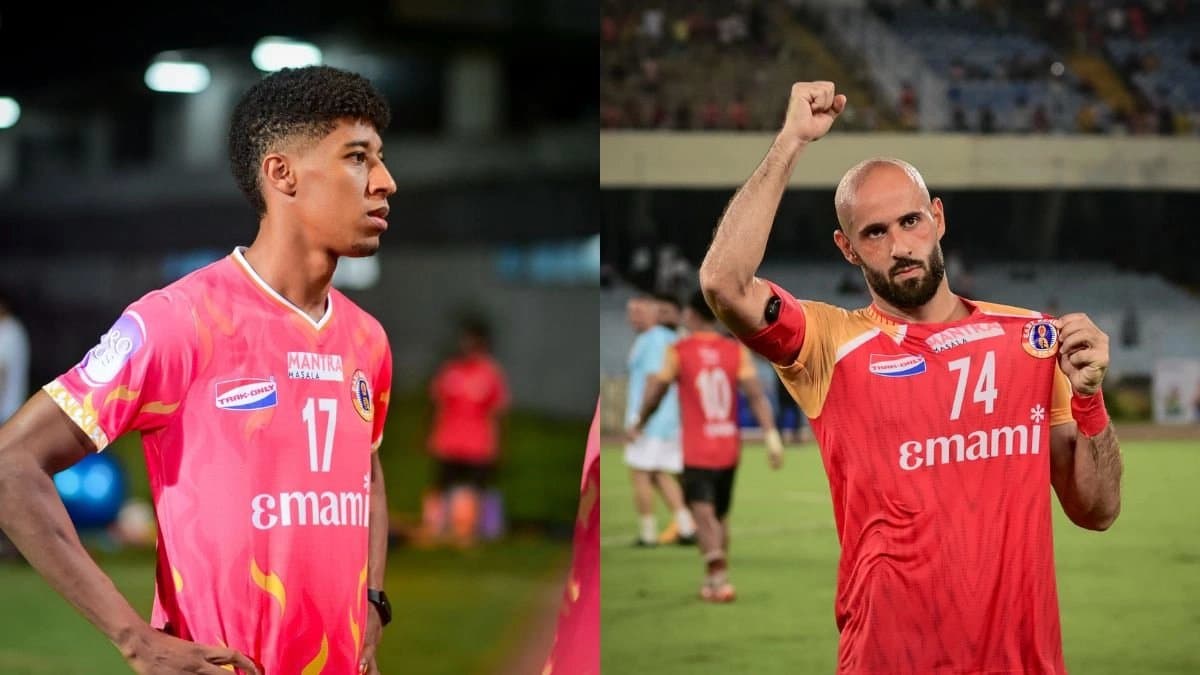 East Bengals Hamid Ahadad and Mohammed Rashid played against each other in Arab Club Champions cup 