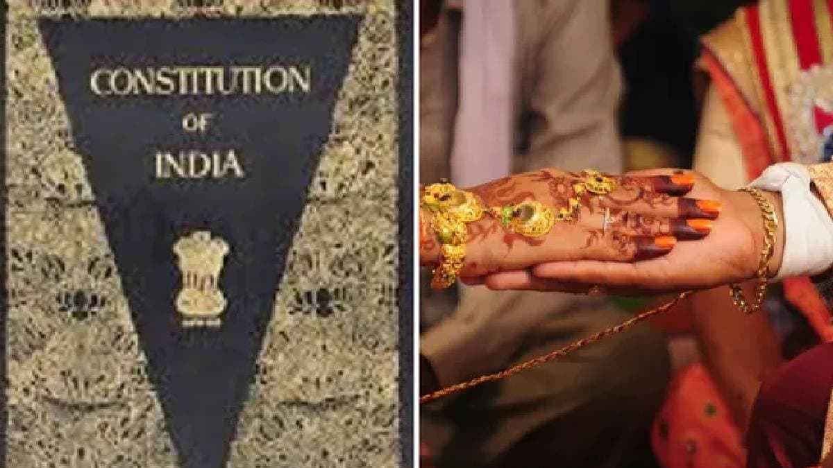 Chhattisgarh couple marries by taking an oath on Indian constitution instead of saat pheras 