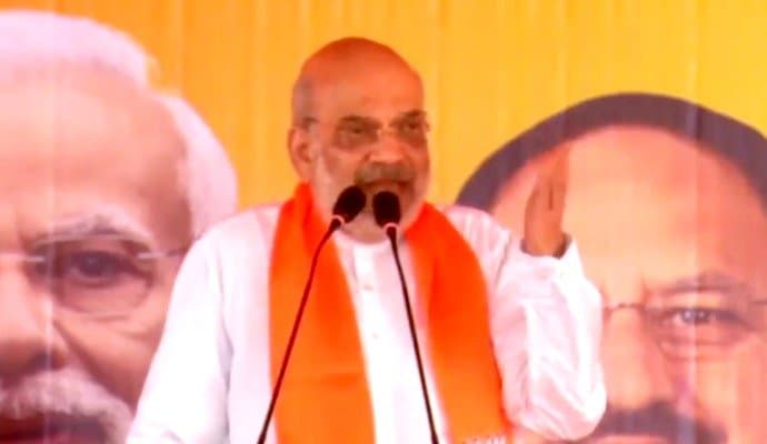 Amit Shah: সন্দেশখালির প্রসঙ্গ উঠল, দুর্গাপুরের জনসভায় স্টিং অপারেশন এড়িয়ে গেলেন শাহ