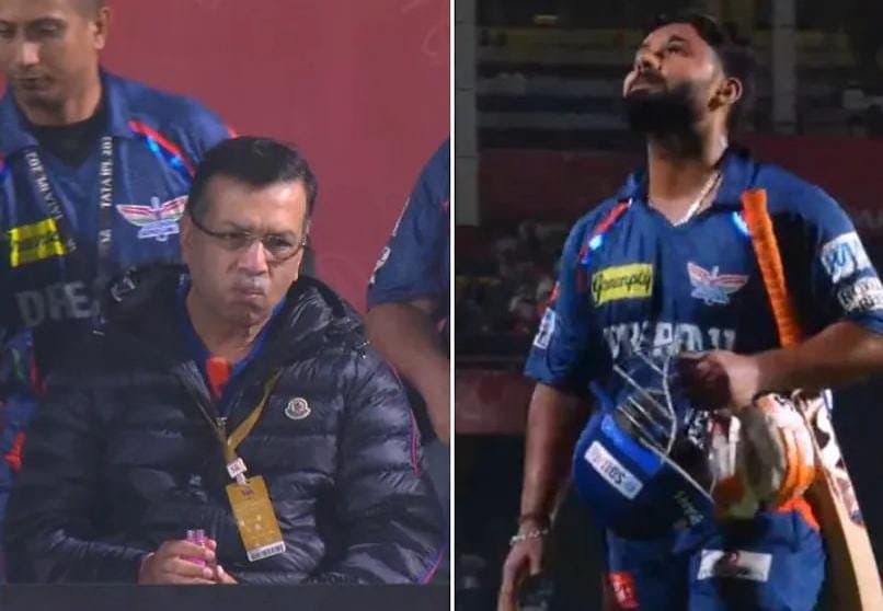 Sanjeev Goenka reaction to another Rishabh Pant flop show goes viral 