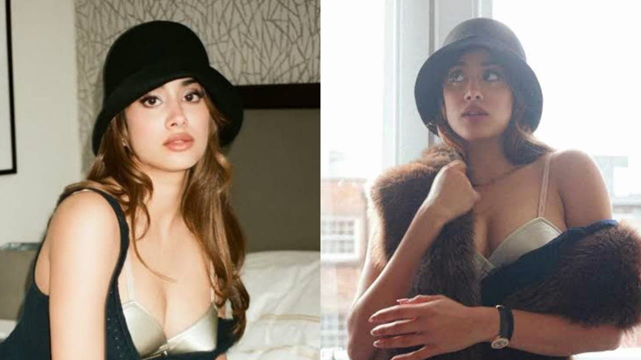 Bollywood actress Janhvi Kapoor brought back the bullet bra into fashion 