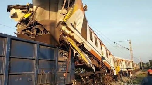 Passenger Train Collides With Goods Train In Chhattisgarh Deaths Feared 