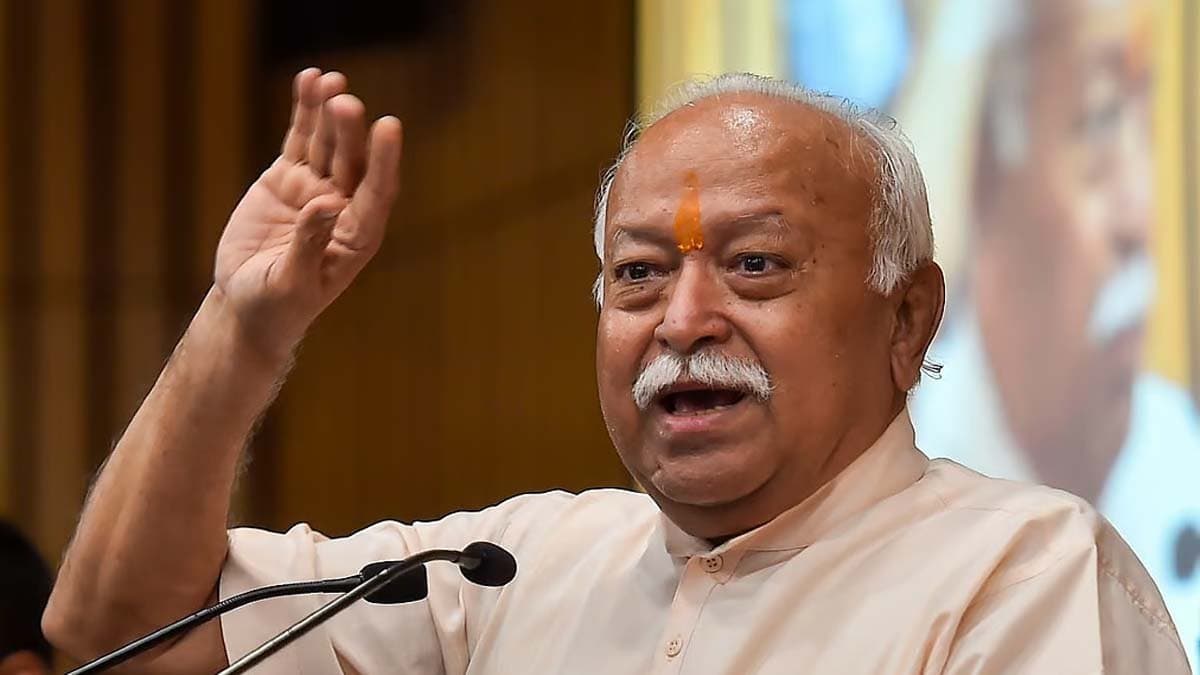 World listens to peace when it comes from strength said RSS chief Mohan Bhagwat