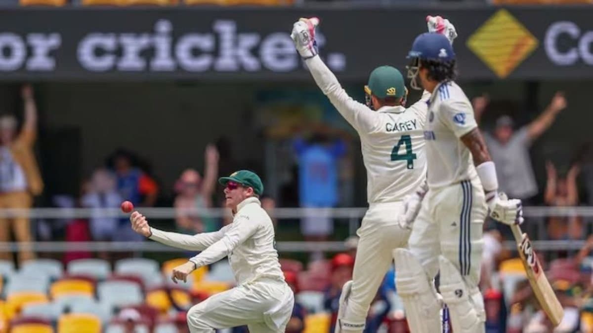 Steve Smith took a sensational slip catch to dismiss KL Rahul spt 