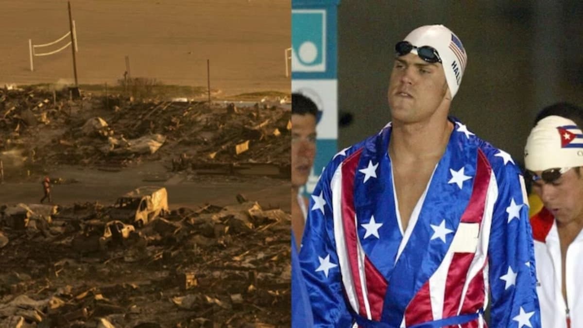  Olympic swimmer Gary Hall junior lost his home and medals to LA wildfires spt