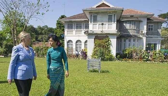 Myanmar court ordered Suu Kyi's house to be sold