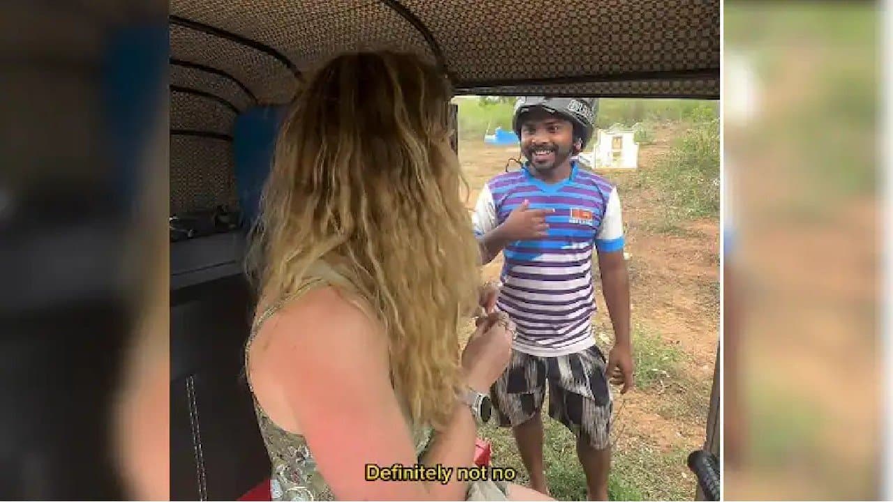 Man does this In Front Of Solo Traveller From New Zealand