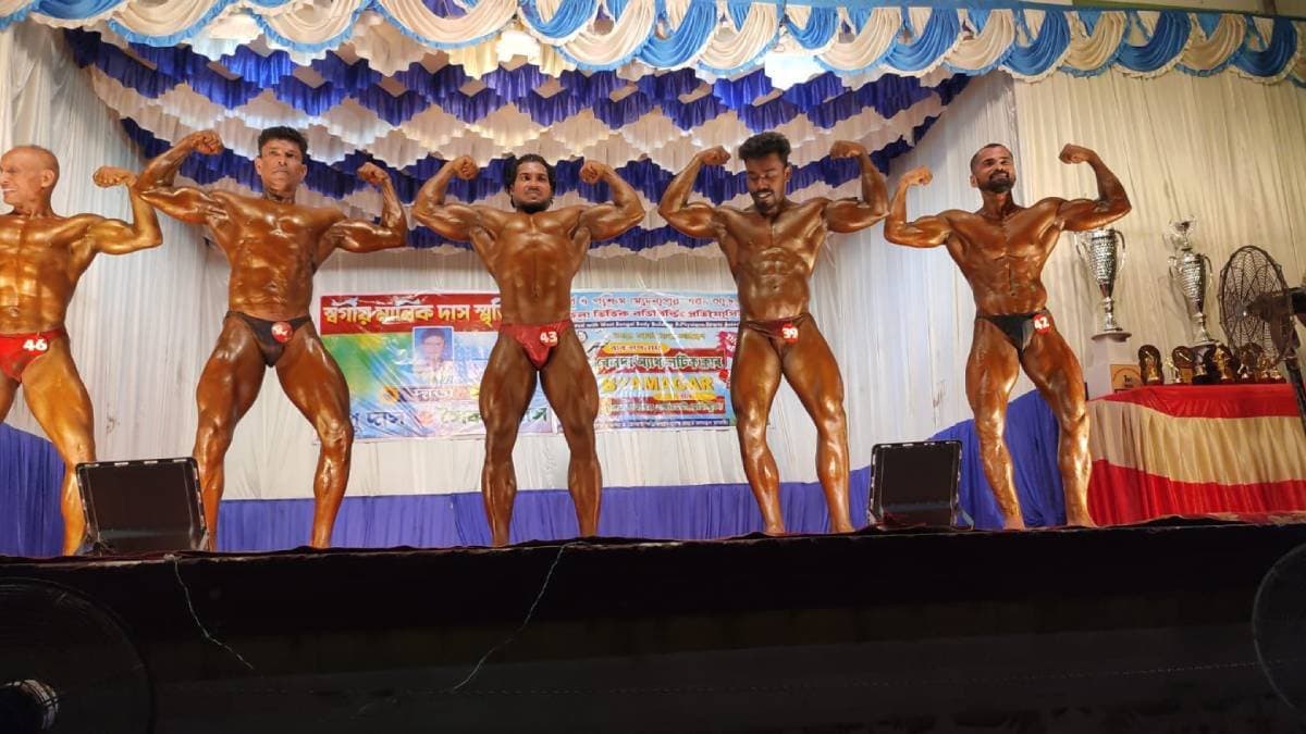 Eighth Mr West Medinipur sree body building competition