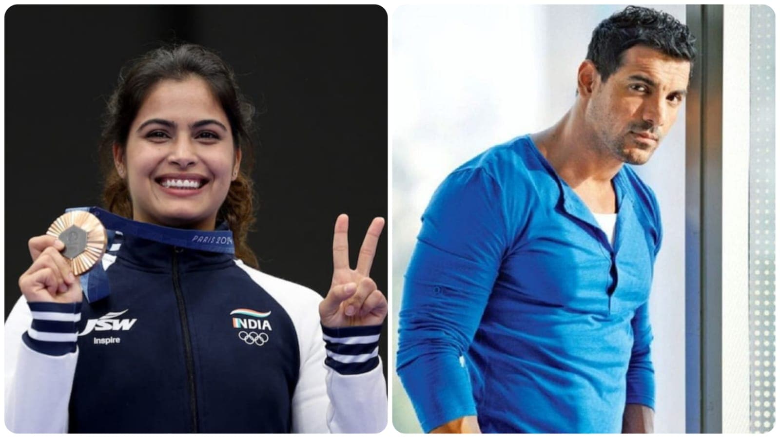 Manu Bhaker: অলিম্পিক্সে জোড়া পদকজয়ী মানু ভাকেরের সঙ্গে দেখা করে এ কী করলেন জন আব্রাহাম! বলি-তারকাকে নিয়ে ছি ছি রব নেটপাড়ায়