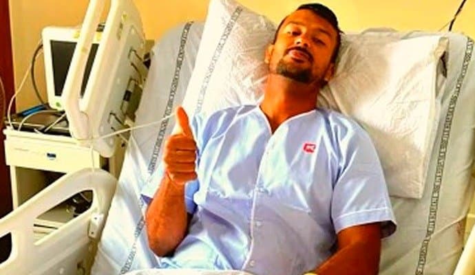 Mayank Agarwal: ভাল আছেন মায়াঙ্ক, আগরতলার হাসপাতালে শুয়ে ছবি পোস্ট 