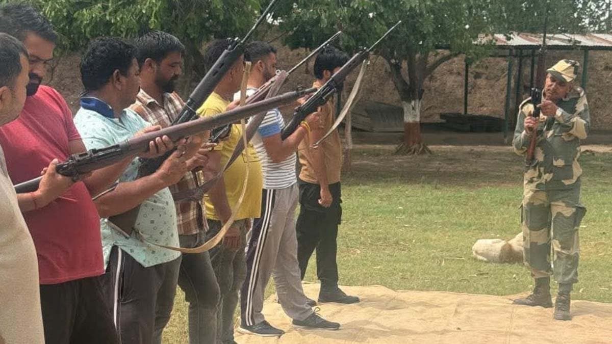BSF trains villagers in Jammu and Kashmir border areas on how firearms work Self defence