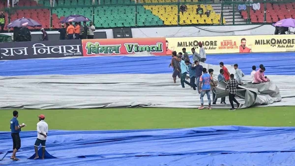 Rain washed out first session play, India, Bangladesh players return to hotel spt 
