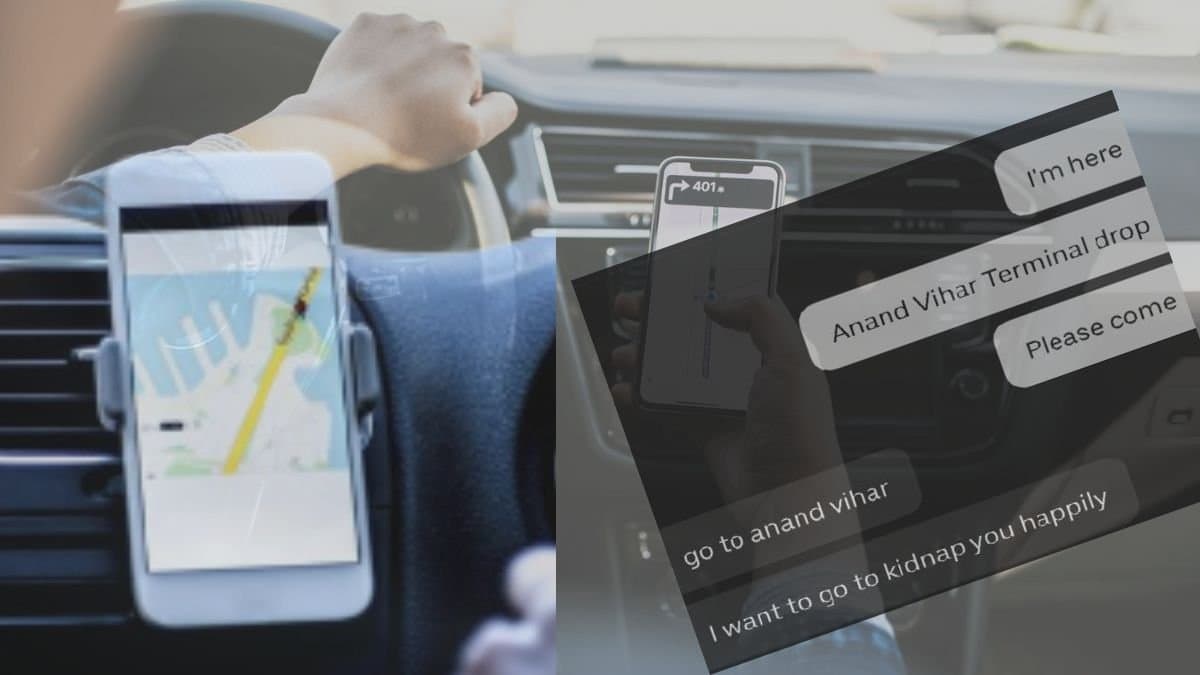 Uber Driver's Frightening Behaviour wrote I Want To Kidnap You gnr 