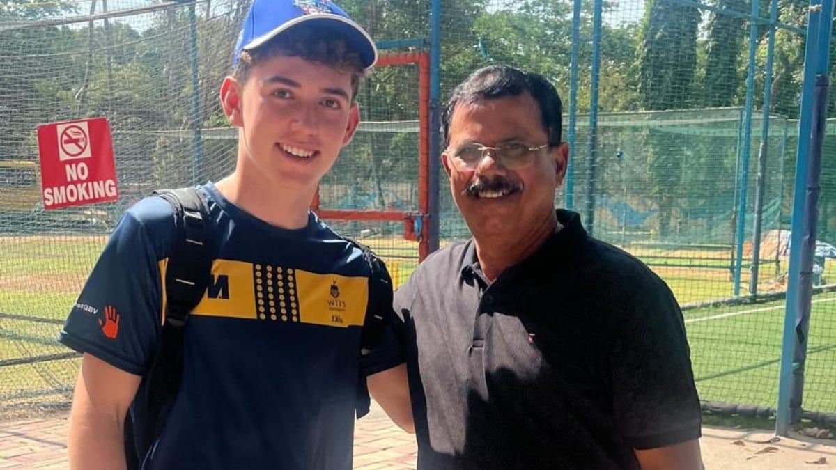 Taking valuable tips from Dinesh Lad, childhood coach of Rohit Sharma, Jason Rowles selected in U19 South Africa team spt  