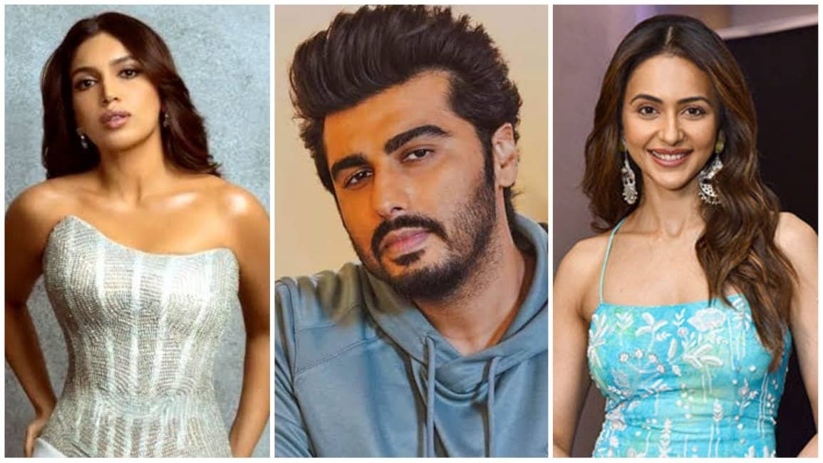 arjun kapoor rakul preet singh and bhumi pednekar to feature in new film titled mere husband ki biwi ent