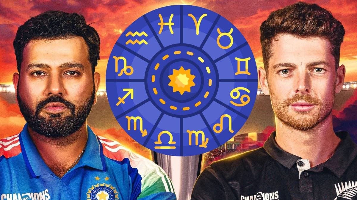 ICC champions trophy 2025: what is the astrological prediction of the final match between India vs New Zealand