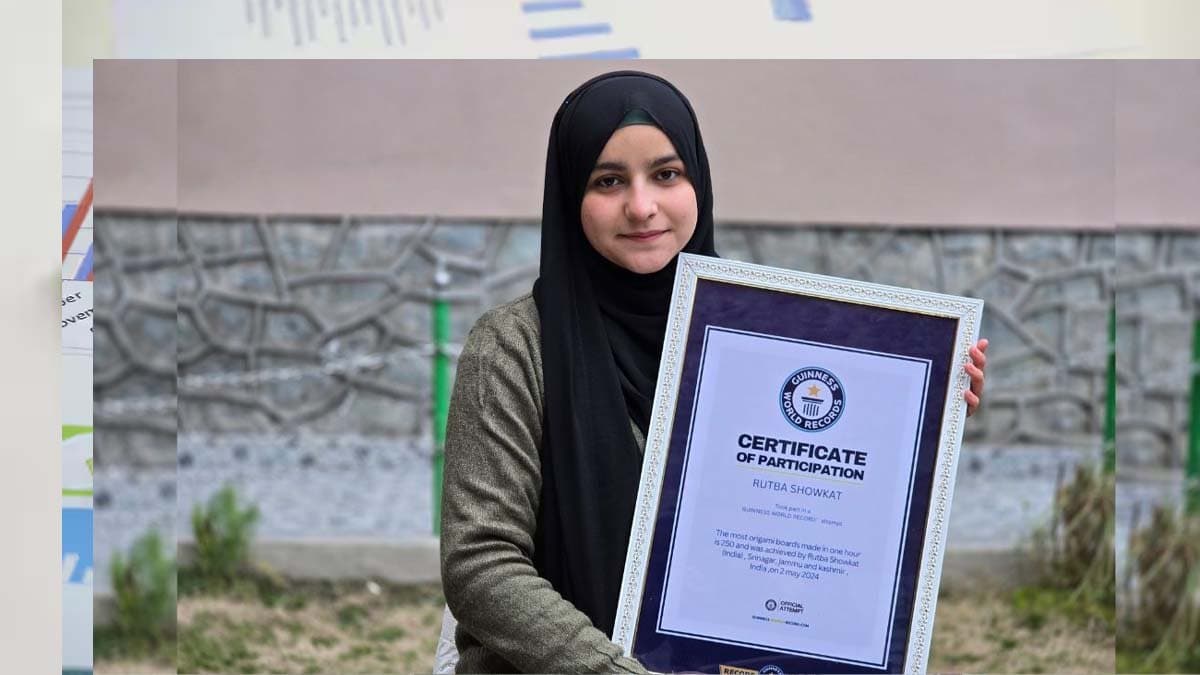 Why Kashmiri girl Rutba Showkat made it to the Guinness World Records 
